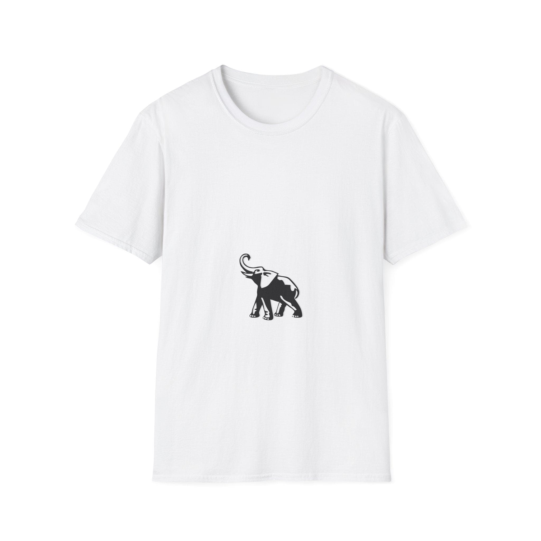 Unisex Softstyle Elephant T-Shirt - Cozy, Eco-Friendly Wildlife Tee