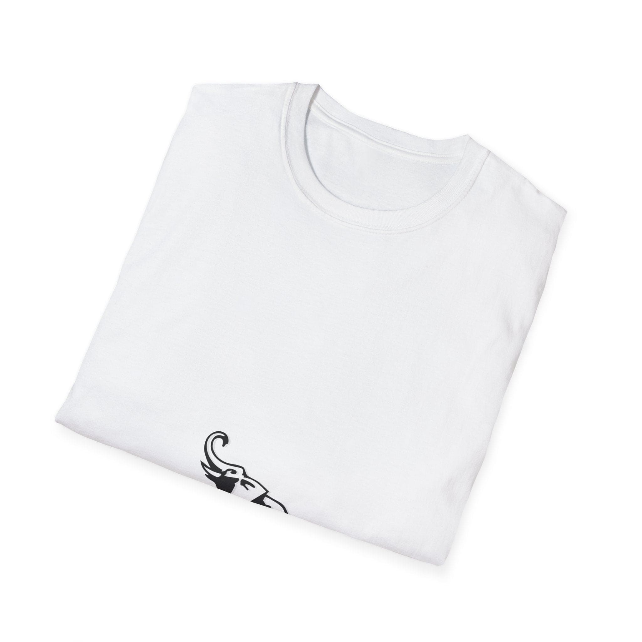 Unisex Softstyle Elephant T-Shirt - Cozy, Eco-Friendly Wildlife Tee