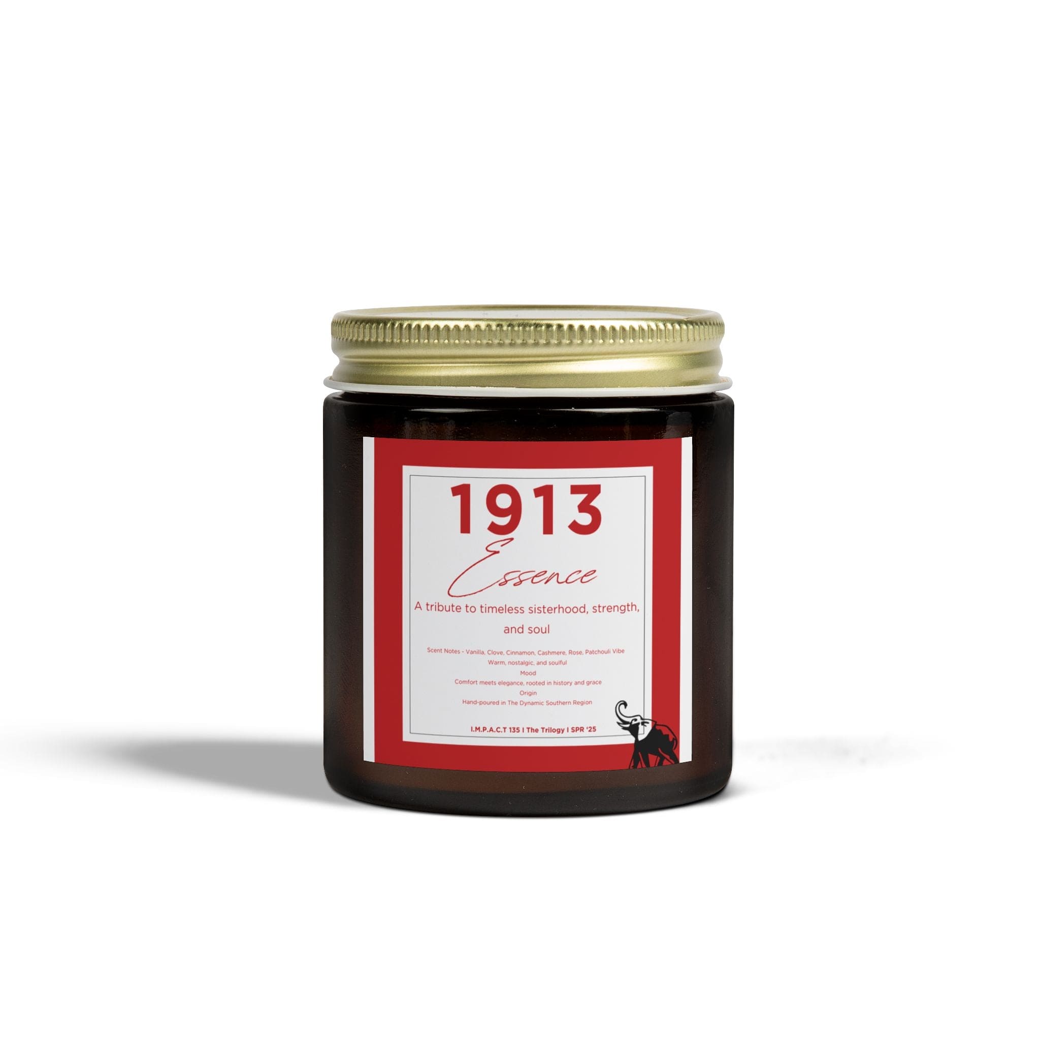 1913 Essence Scented Candle - Tribute to Sisterhood, Strength & Soul (Coconut Apricot Wax)