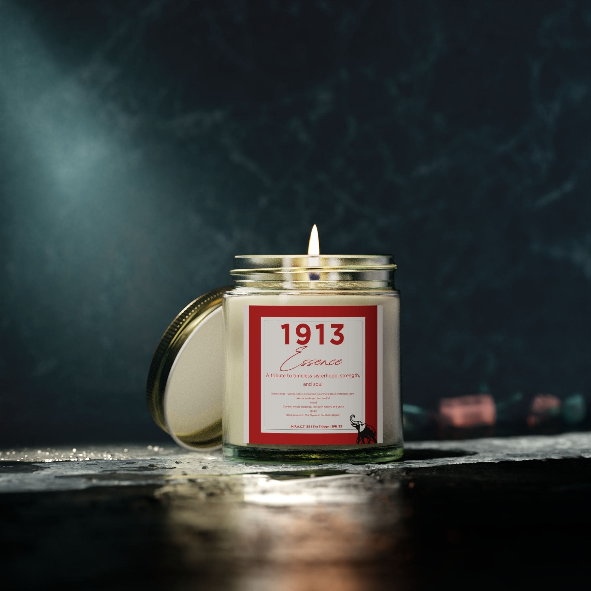 1913 Essence Scented Candle - Tribute to Sisterhood, Strength & Soul (Coconut Apricot Wax)