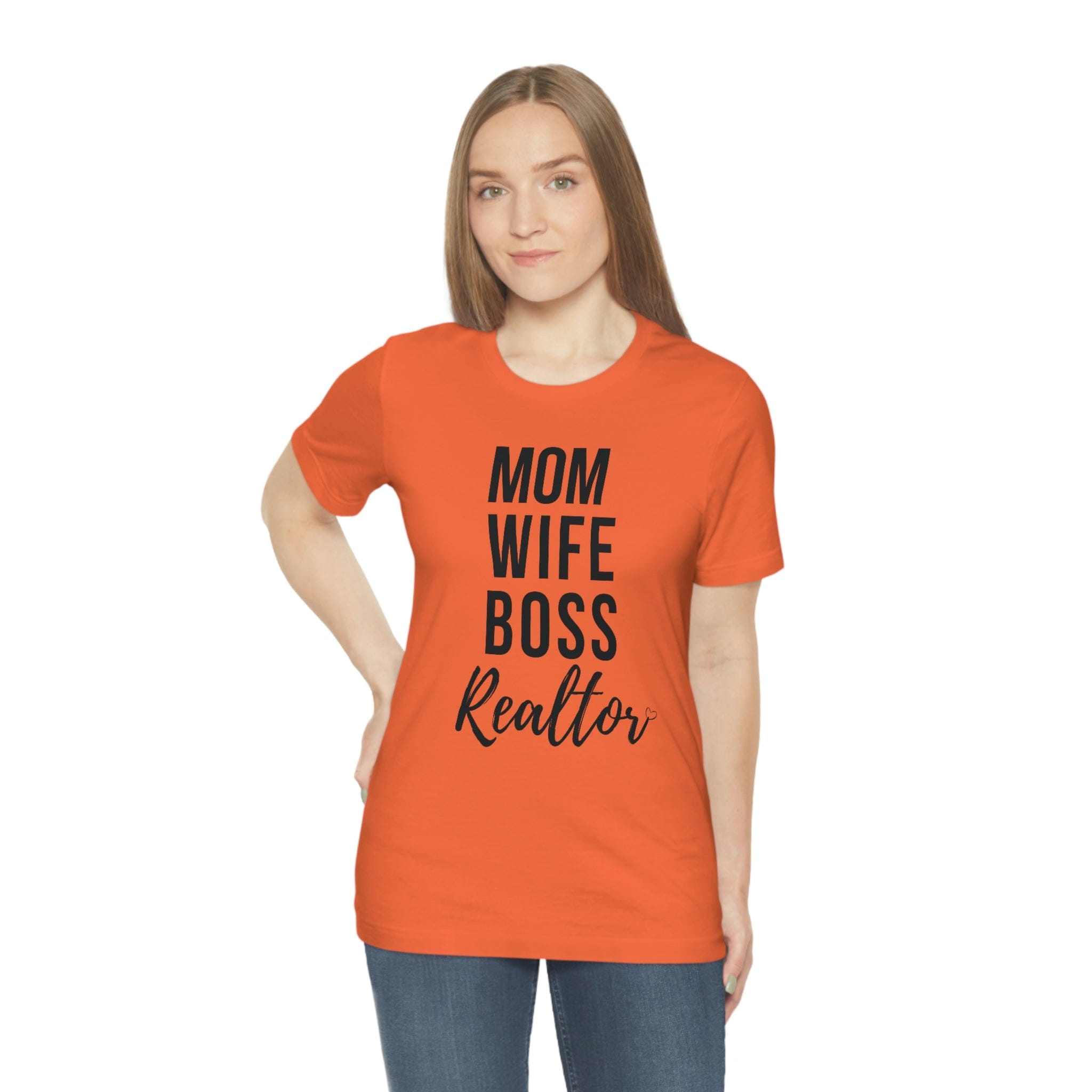 Mom, Wife, Boss Unisex Jersey Short Sleeve Tee