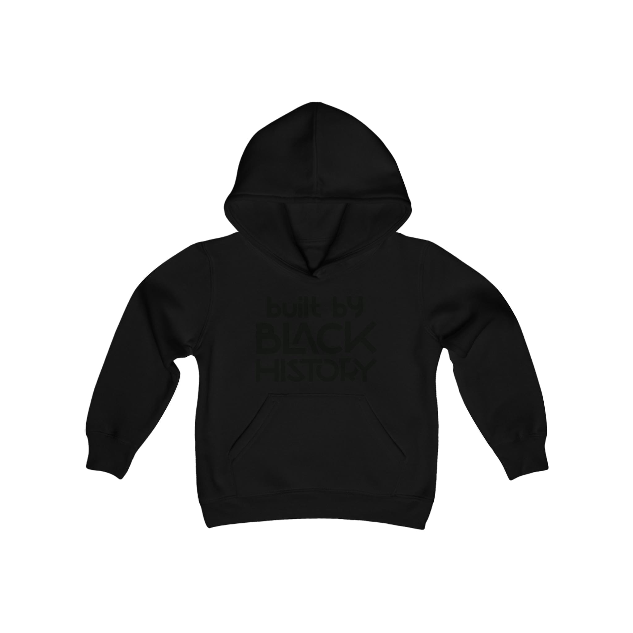 Built by Black History -Youth Heavy Blend Hooded Sweatshirt