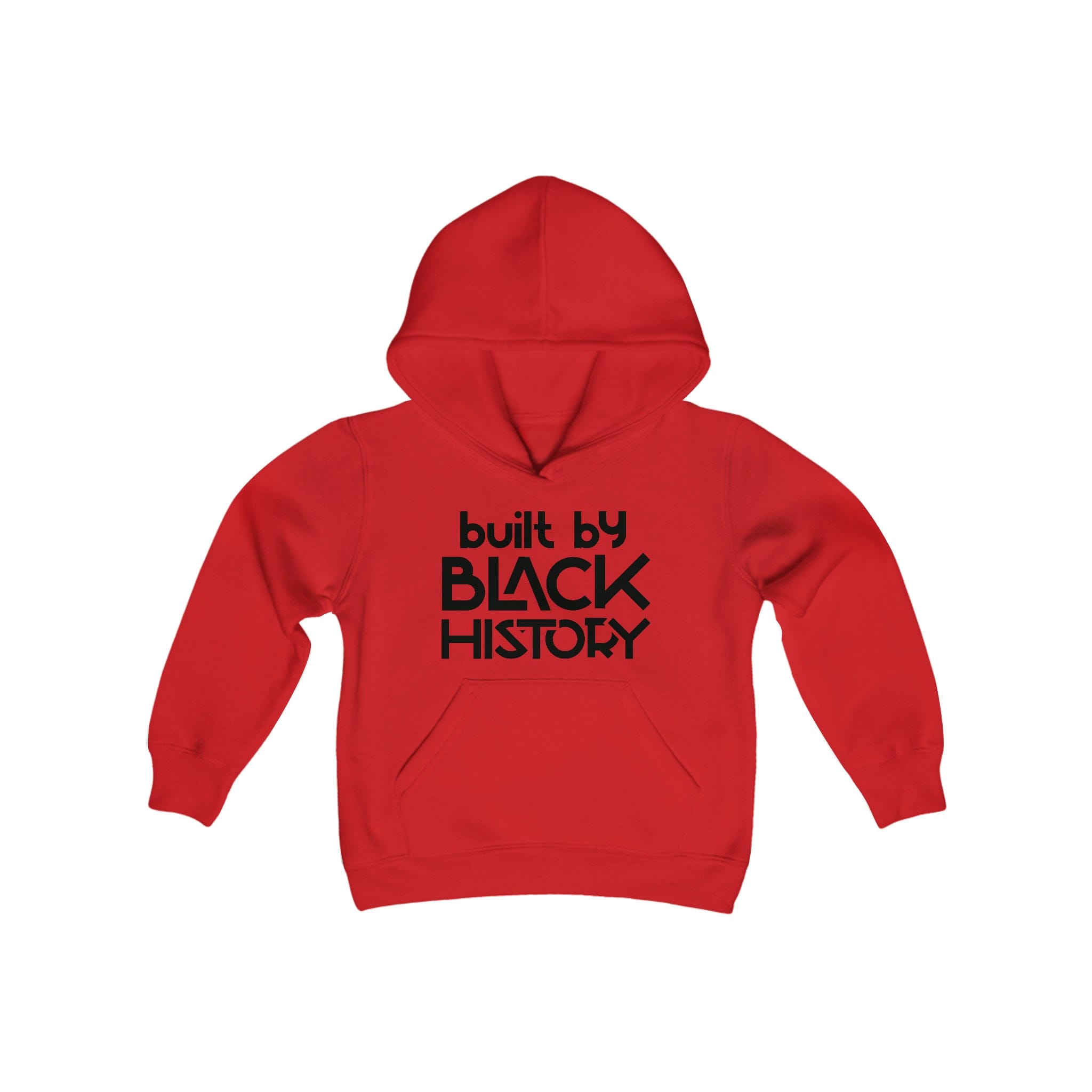 Built by Black History -Youth Heavy Blend Hooded Sweatshirt