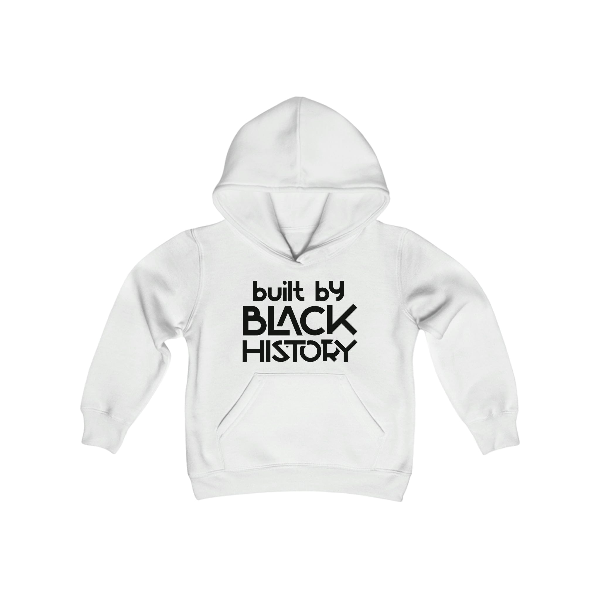 Built by Black History -Youth Heavy Blend Hooded Sweatshirt