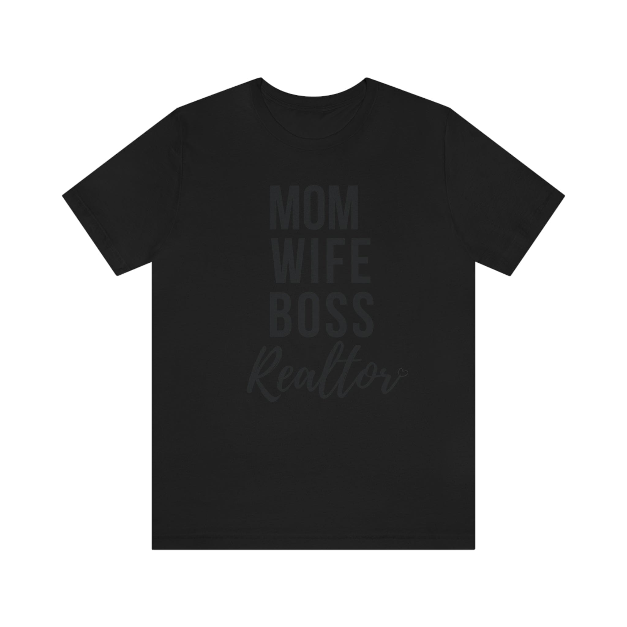 Mom, Wife, Boss Unisex Jersey Short Sleeve Tee