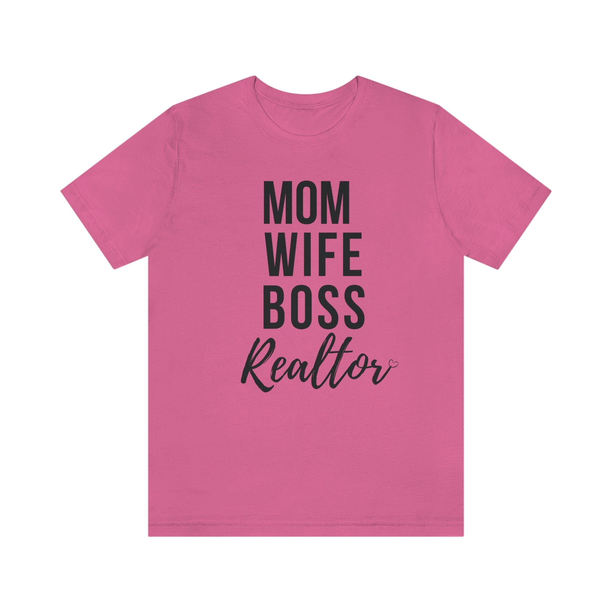 Mom, Wife, Boss Unisex Jersey Short Sleeve Tee