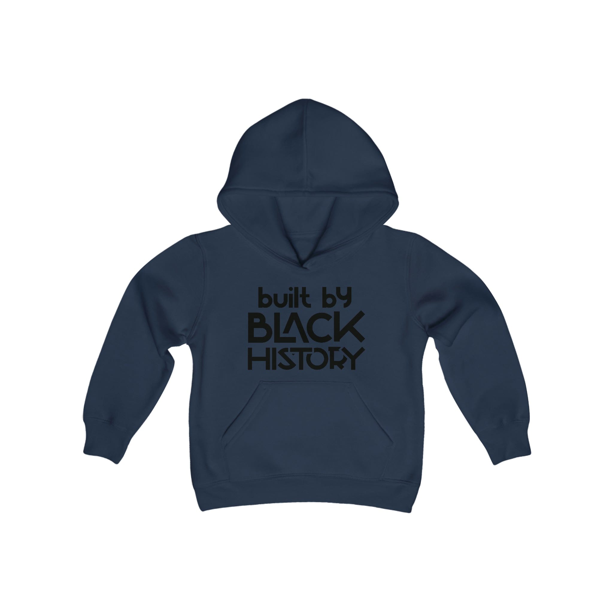 Built by Black History -Youth Heavy Blend Hooded Sweatshirt