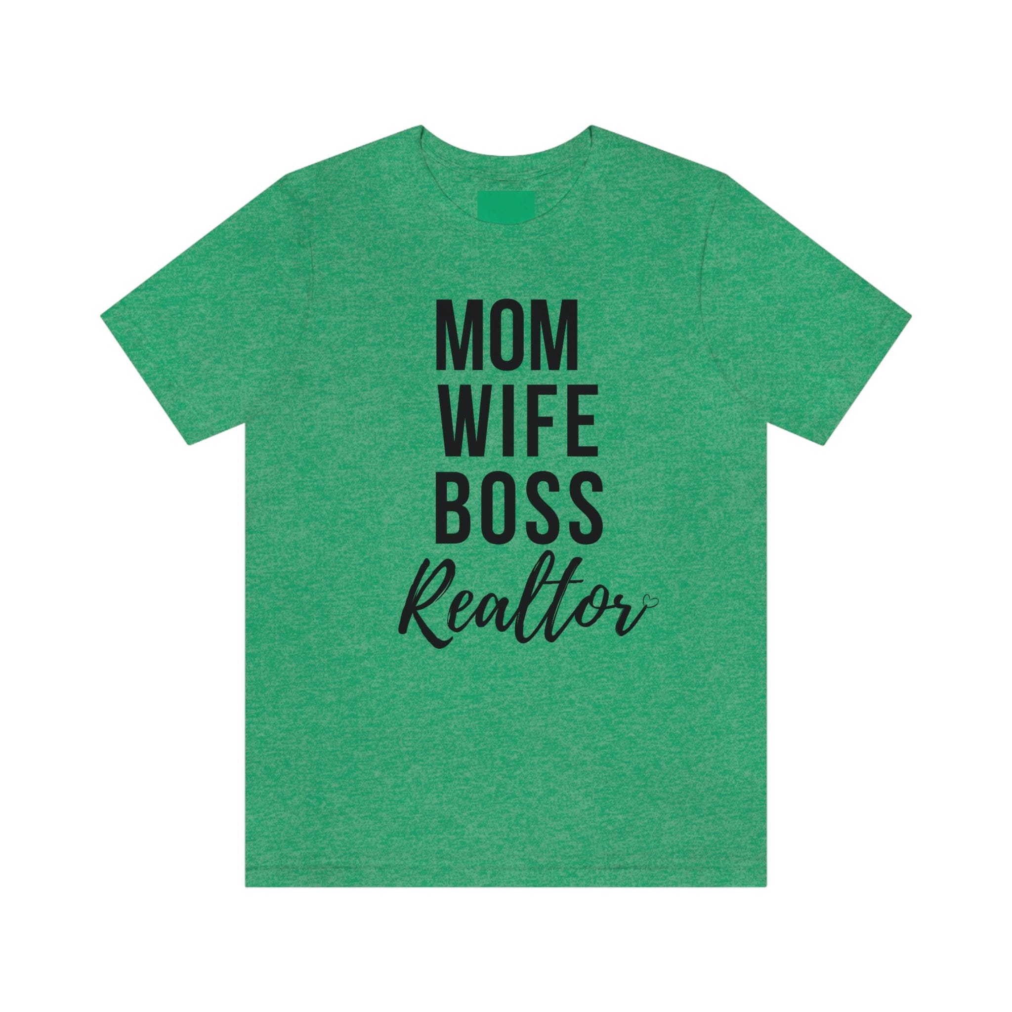 Mom, Wife, Boss Unisex Jersey Short Sleeve Tee